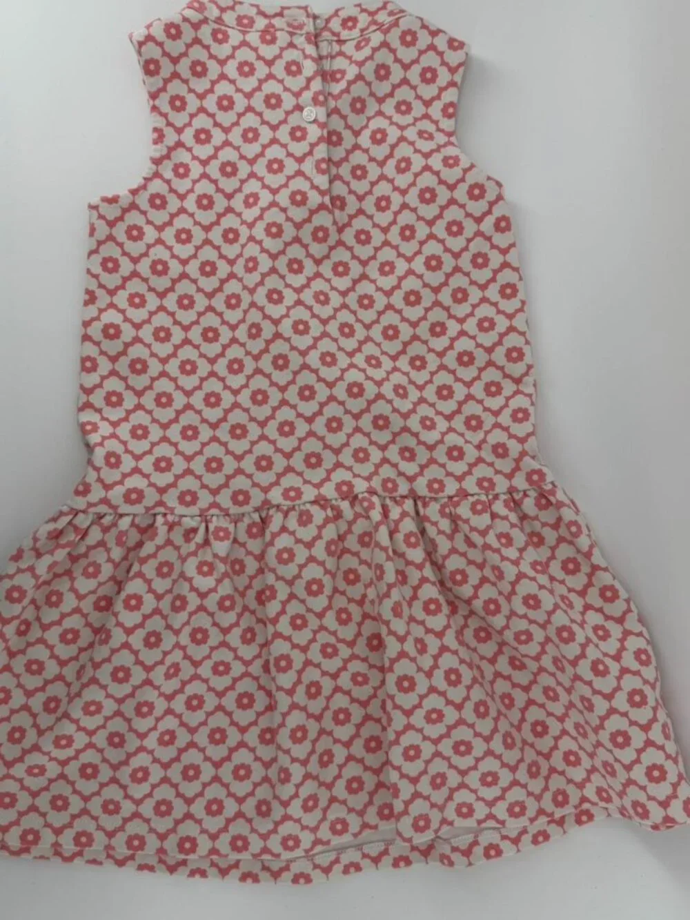Janie and Jack pink floral dress with lace up front. Size: 6 years - Picture 3 of 4